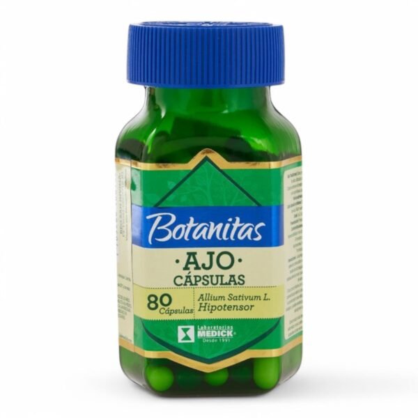 Ajo Liofilizado 80 Capsulas - Botanitas