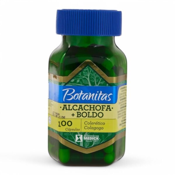 Alcachofa + Boldo 100 Capsulas - Botanitas