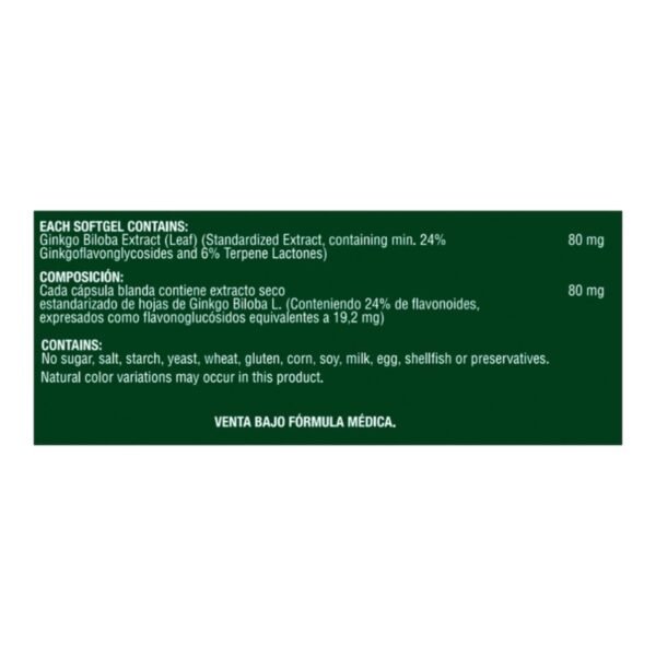 Demzenil 80mg 60 Softgels - Healthy America