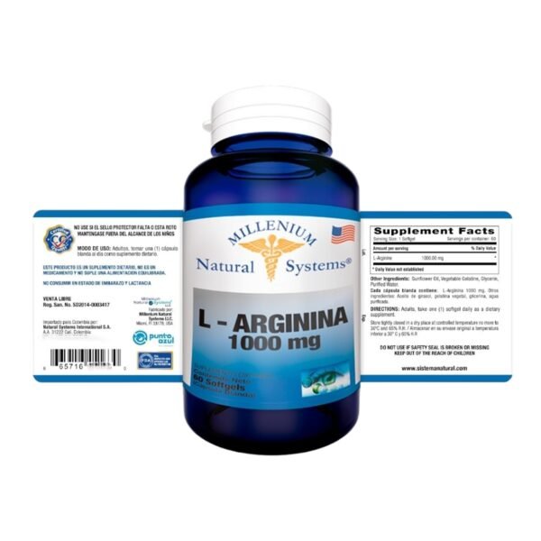 L-Arginina 1.000mg - Natural System