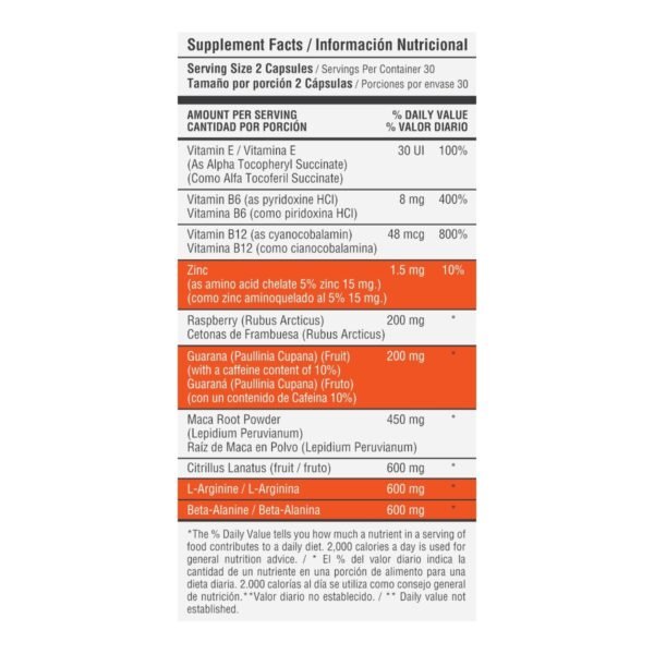 Test - Hd X60 Capsulas - Healthy Sports