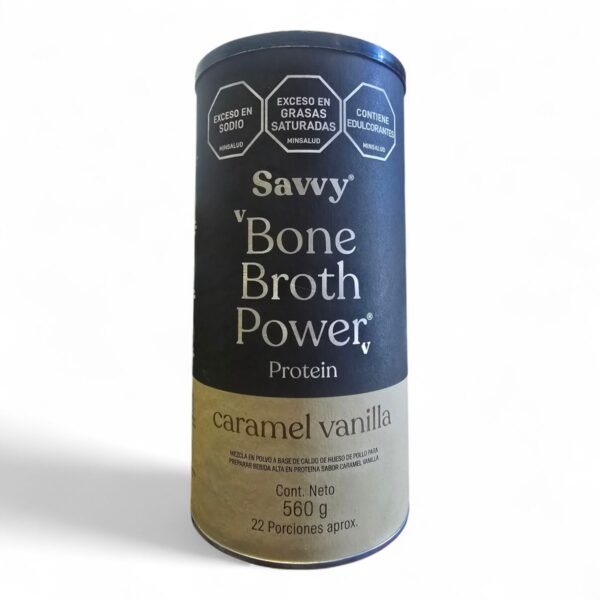 Photoroom-20250922_092352_1 Savvy Proteina Bone Broth Power Caldo De Huesos De Pollo 560g Colageno