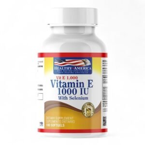 Vitamina E 1000 Iu Selenio X100 Cap - Healthy America